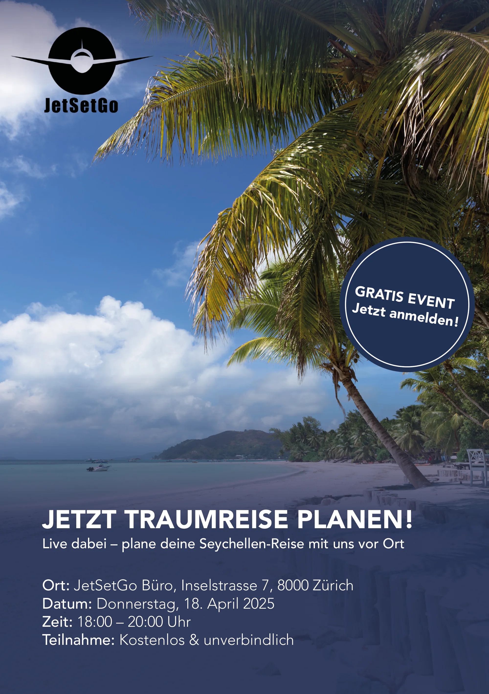 Eventflyer JetSetGo (Variante 1)
